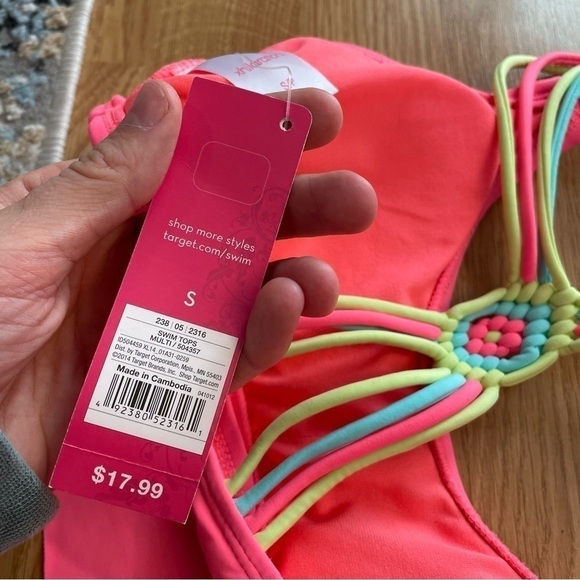 Xhiliration Pink bikini NWT small - Picture 7 of 12